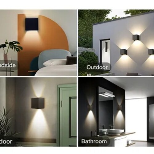 12w Luz De Pared Luz Arbotante Led Pared Uso Exterior 3000k