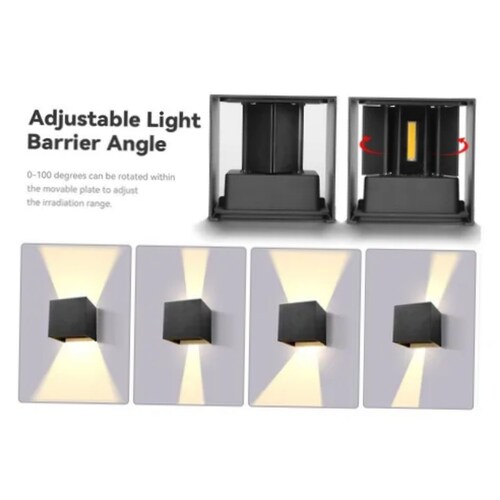 12w Luz De Pared Luz Arbotante Led Pared Uso Exterior 3000k