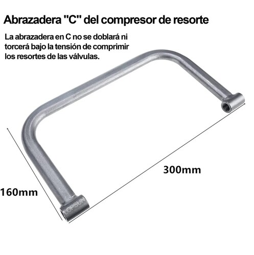 Juego Compresor De Resorte De Válvula Opresor Arco Extractor Auto