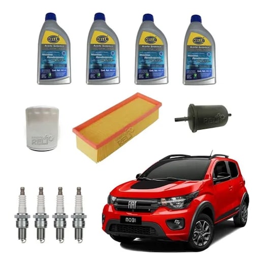 Kit Afinación Fiat Mobi 1.0 Aceite Sintetico 5w30