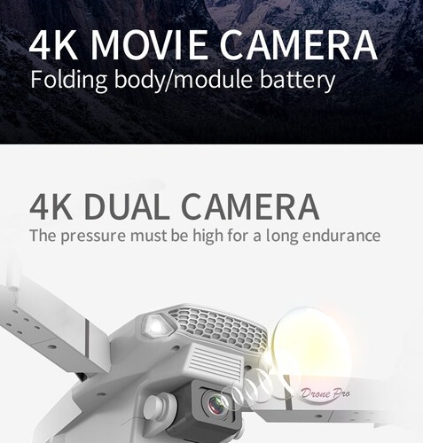 Dron E88 2 camaras con 3 baterías