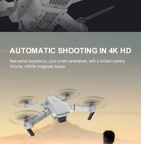 Dron E88 2 camaras con 3 baterías