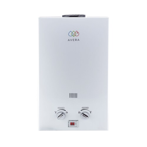 Calentador Boiler de Agua Instantáneo para Gas LP 2 y medio servicios Avera C12L
