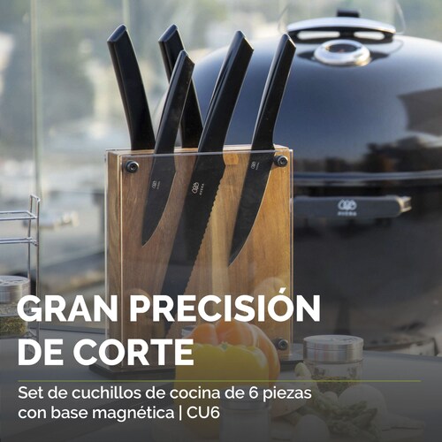 AVERA Set 6 Cuchillos De Cocina De Acero Inoxidable Cu6