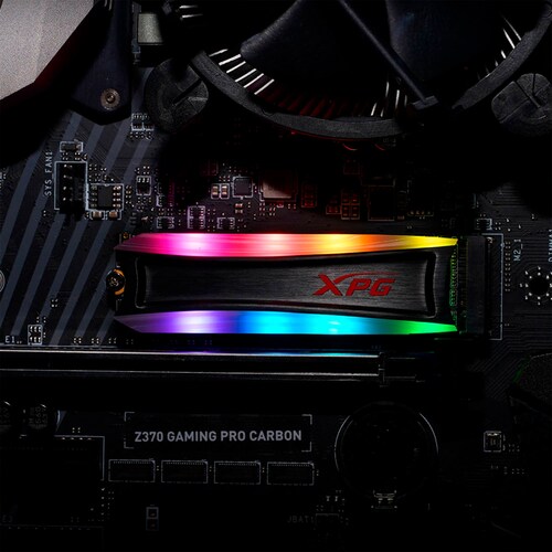 Unidad de Estado Sólido de 1 TB, XPG SPECTRIX S40G RGB, M.2 2280 PCIe GEN3x4, 3500/3000 MB/s