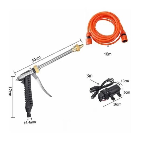 Pistola Lavadora De Coches Multifuncional 12v