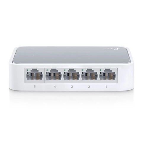 Switch TP-Link Fast Ethernet TL-SF1005D 10/100Mbps 1Gbit/s 5 Puertos Entradas No Administrable
