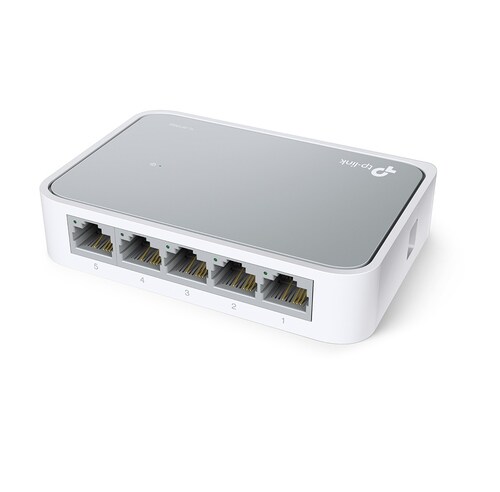 Switch TP-Link Fast Ethernet TL-SF1005D 10/100Mbps 1Gbit/s 5 Puertos Entradas No Administrable