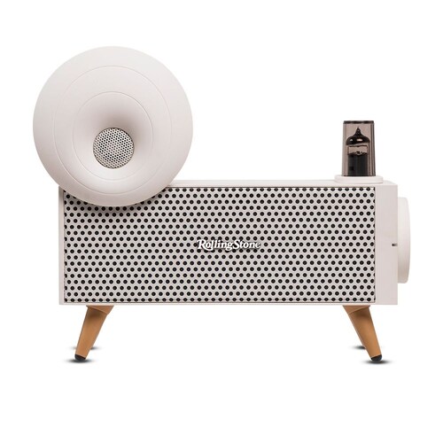 Bocina Con Amplificador de Bulbos Sonar Rolling Stone Color Blanco