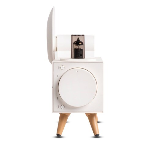 Bocina Con Amplificador de Bulbos Sonar Rolling Stone Color Blanco
