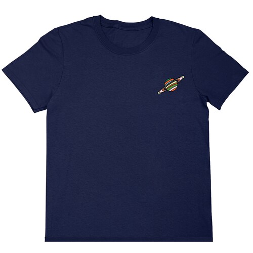 Playera Saturno Planeta Universo Más Colores Para Caballero