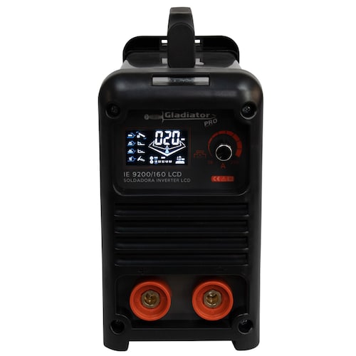 Soldadora Bivoltaje 200A display LCD Gladiator Pro IE 9200/160 LCD