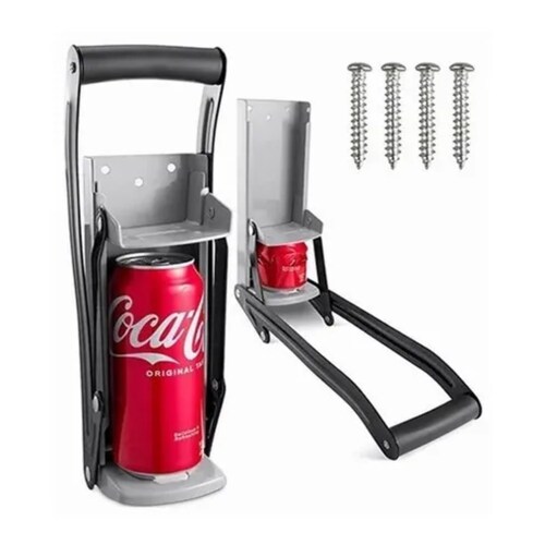 Aplasta Latas Y Lata De Aluminio Destapador De Botellas