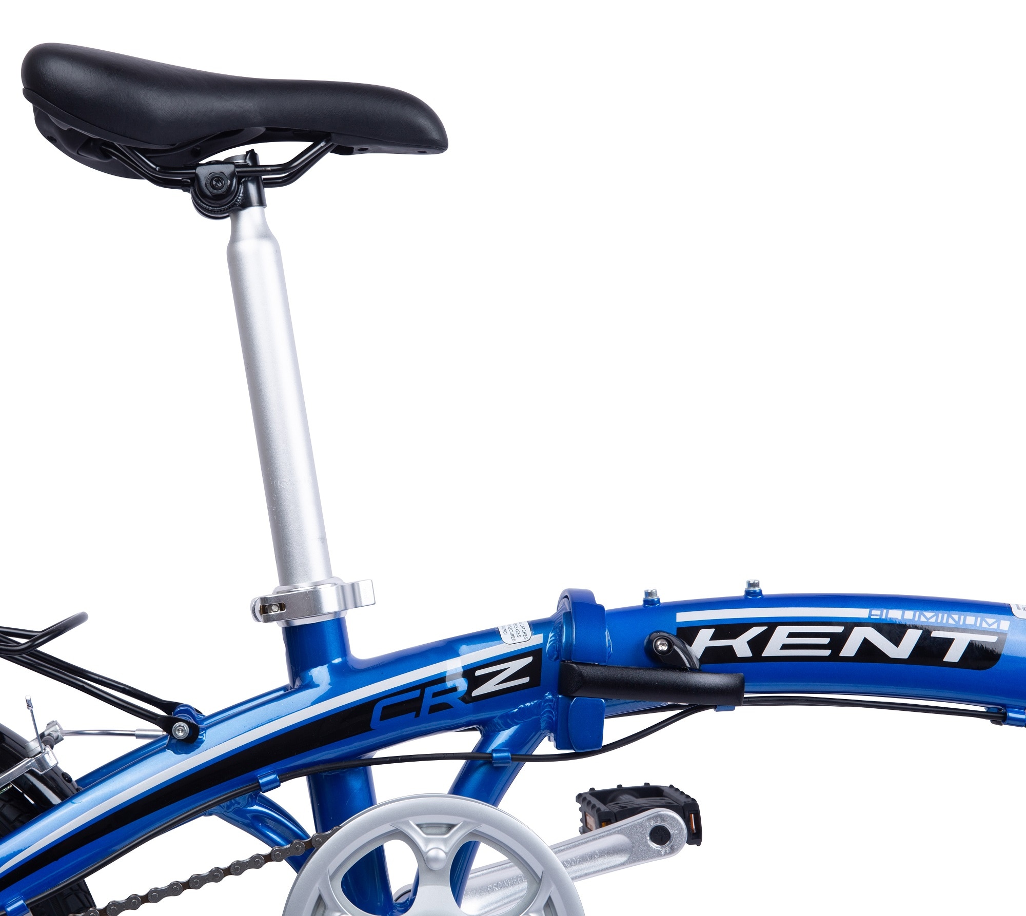 Bicicleta Plegable De Aluminio Kent Crz Rodada 16 Azul