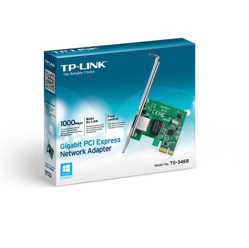 TP-Link TG-3468 Tarjeta de Red PCI Express Alámbrico IEEE 802.3 3u 3ab 802.3x 802.1q 1p redes