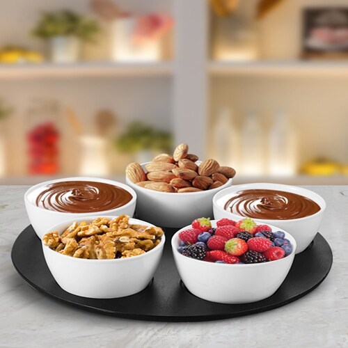 Botanero para 5 snacks con base Cercle Kyunde Home