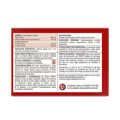 Treda 2 Pack de 20 tabletas c/u.