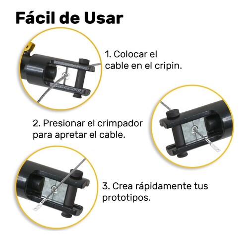 Pinza Ponchadora Hidraulica Para Terminales 16 Ton 30 Pzs
