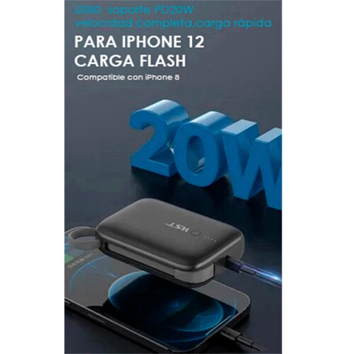 Power Bank Batería Portátil 10000mah Carga Rápida Pila