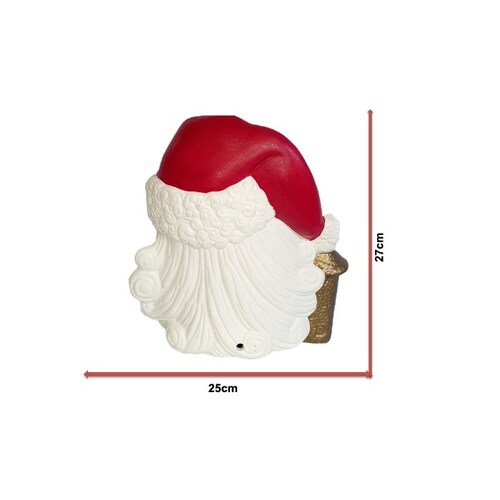 santa claus con pipa adorno