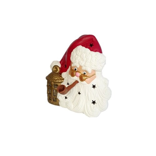 santa claus con pipa adorno