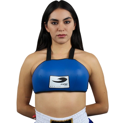 Peto protector para pecho femenil Fire Sports Azul