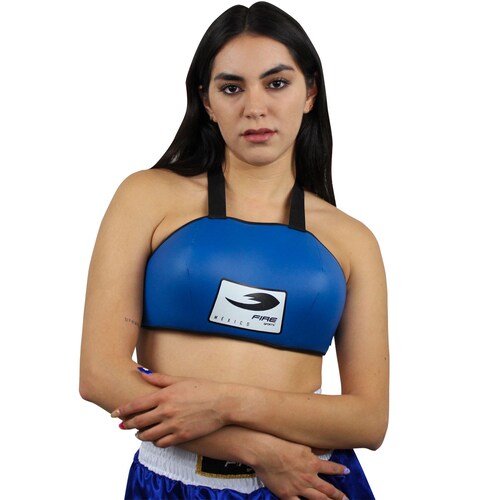 Peto protector para pecho femenil Fire Sports Azul