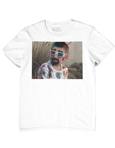 Playera Hombre Dewey 3D Estampada DTG T-shirt