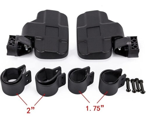 Espejos Retrovisores Laterales Para Utv Polaris Universal
