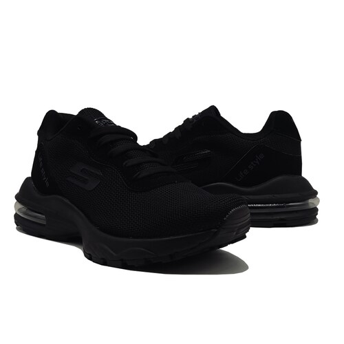 Tenis Spook 1040 Negro Total Mujer Gym Ejercicio Válvula Running Deportivos.