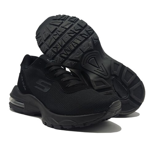 Tenis Spook 1040 Negro Total Mujer Gym Ejercicio Válvula Running Deportivos.