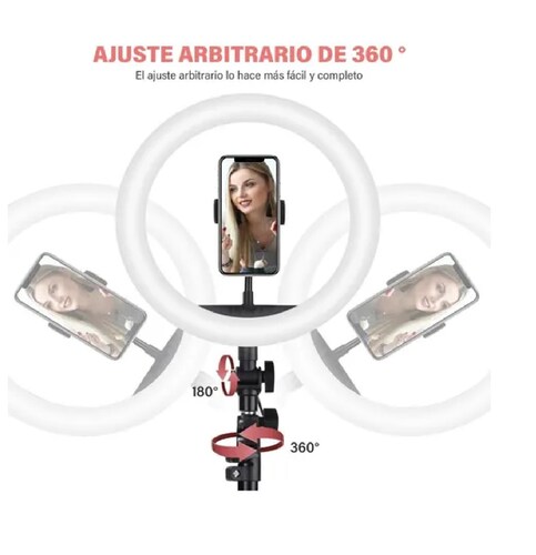 Aro De Luz Led De 10 Pulgadas Con Trípode Luz De Maquillaje