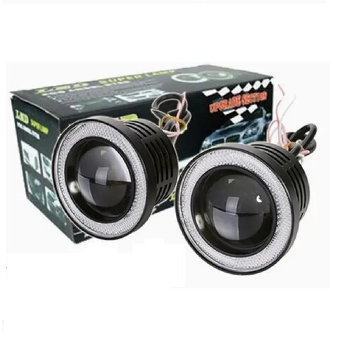 Duo Faros Antiniebla Led 3,5in Ojos De Ángel