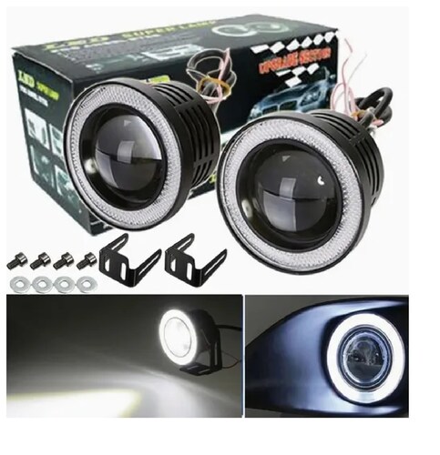 Duo Faros Antiniebla Led 3,5in Ojos De Ángel