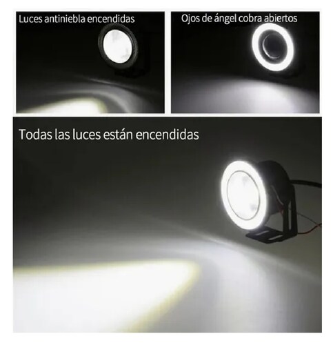 Duo Faros Antiniebla Led 3,5in Ojos De Ángel