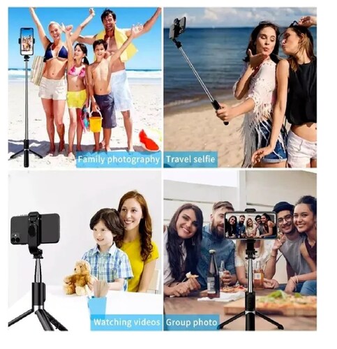 Palo De Selfie Bluetooth A Control Remoto Para Celulares