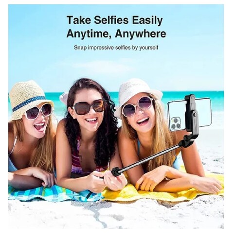 Palo De Selfie Bluetooth A Control Remoto Para Celulares