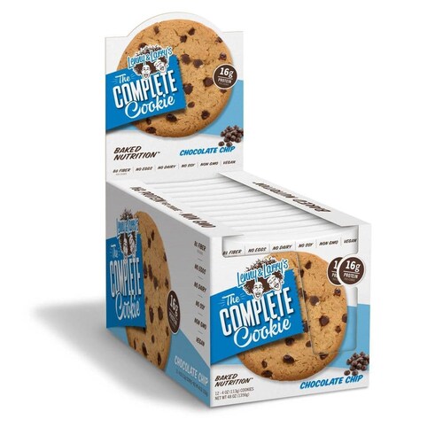 Caja de Galleta Lenny Larry sabor Chocolate Chip (12 pzas)