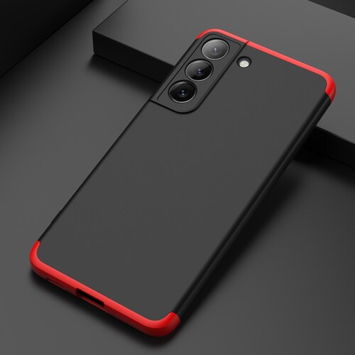 FUNDA fino para Samsung Galaxy NOTE 20 NEGRO CON ROJO