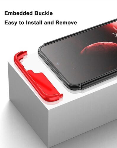 FUNDA fino para Samsung Galaxy NOTE 20 NEGRO CON ROJO
