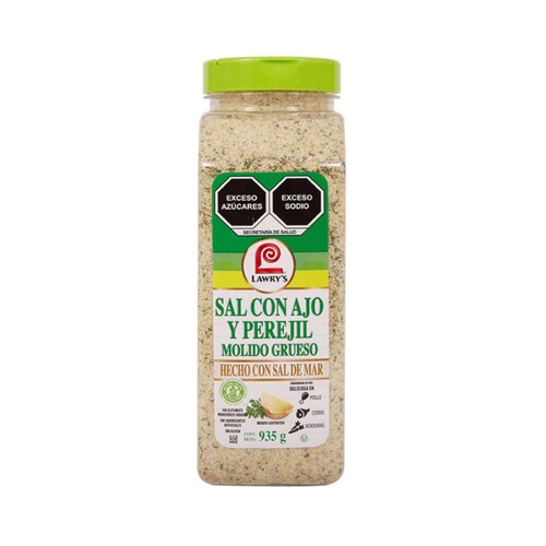 Sal con Ajo y Perejil Molido Grueso Lawry's 935g