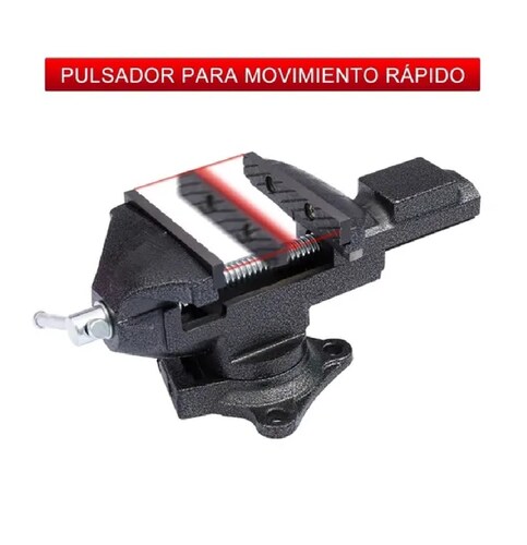 Tornillo De Banco Ligero 3.5'  Ajuste Rápido