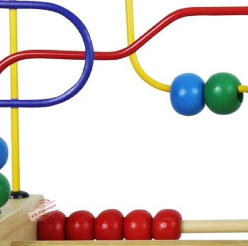 Juego Didáctico Laberinto De Madera Para Bebe Estimulación Temprana