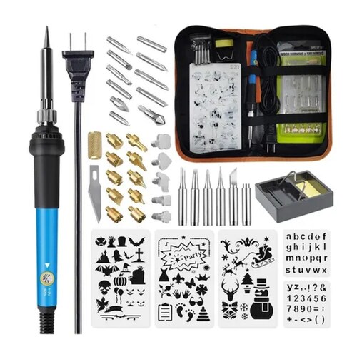 39pzs Kit De Soldadura Eléctrica De Cautín Bolígrafo 60w110v