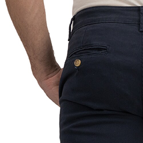 2 Pack Pantalones Estilo Chino De Gabardina Hombre Holstone