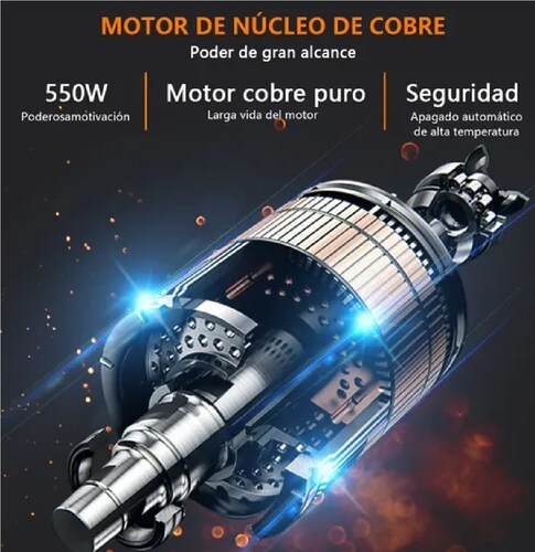 Mini Sierra Eléctrica Recargable 4 Pulgadas 1 Batería