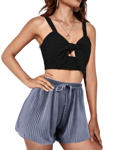 Short Mujer Elegante O Casual Shores Dama Colores Metálicos SH-035