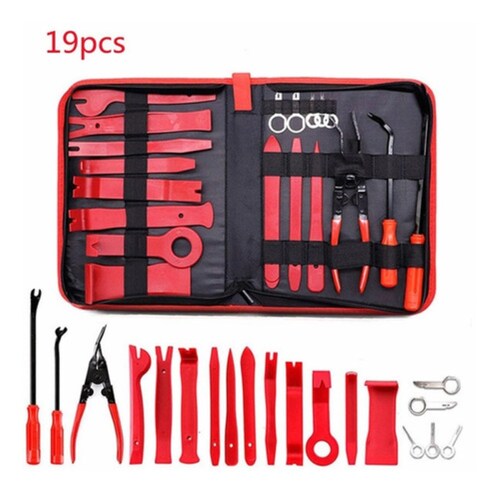 Herramientas Plásticas Kit 19pc Quita Grapas 