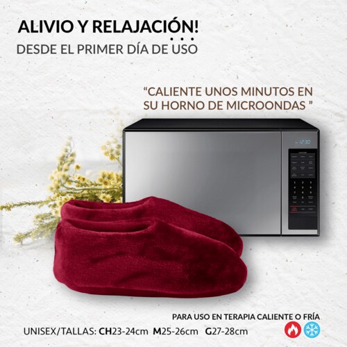 PANTUFLAS Terapéuticas  Curativas UNISEX. Desarrolladas por FISIOTERAPEUTAS Y ORTOPEDISTAS. ALIVIO INMEDIATO a cualquier  DOLOR O MALESTAR DE PIES. ANALGÉSICAS, RELAJANTES Y DESINFLAMATORIAS. Calefactables en Microondas.