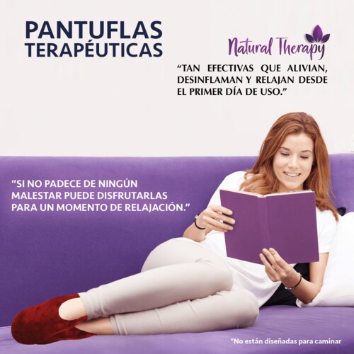 PANTUFLAS Terapéuticas  Curativas UNISEX. Desarrolladas por FISIOTERAPEUTAS Y ORTOPEDISTAS. ALIVIO INMEDIATO a cualquier  DOLOR O MALESTAR DE PIES. ANALGÉSICAS, RELAJANTES Y DESINFLAMATORIAS. Calefactables en Microondas.
